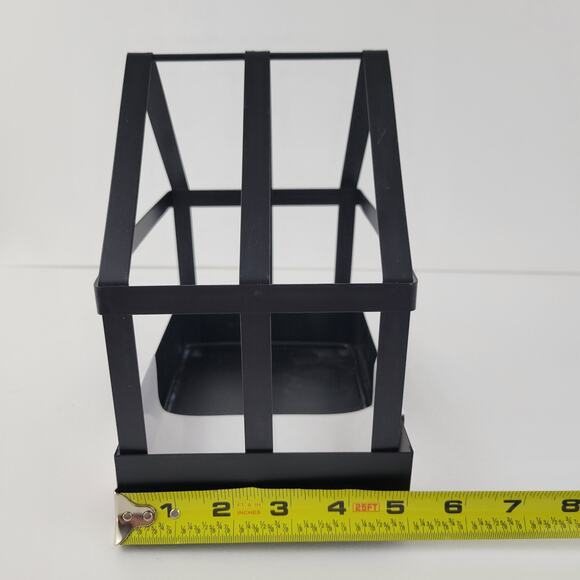2 Glassless Metal House Shaped Plant Stand Terrarium - NEW - Picture 5 of 5